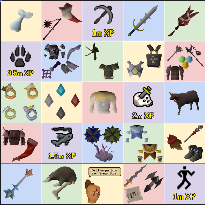 Final 5 by 5 Summer 2026 bingo board.